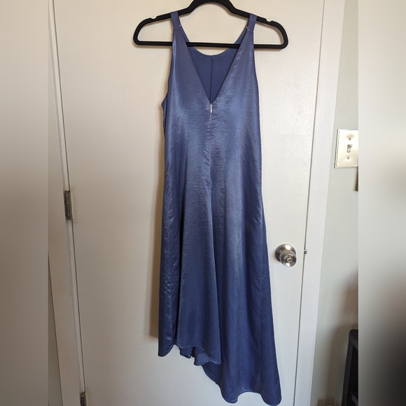 Periwinkle Asymmetrical Dress - Picture 3 of 5
